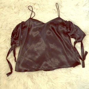 Urban Outfitters silky blend blouse